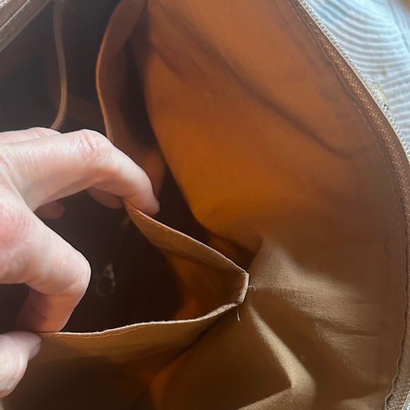 Tan Corkor Satchel Bag made in Portugal Vegan Eco Friendly - Picture 11 of 13